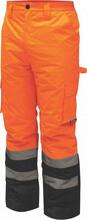 Soojustatud püksid Dedra BH80SP2-L, helkuritega, suurus L, oranž