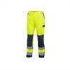Tööpüksid Sara Workwear Drogowiec 11520-27, sinine/kollane/hall, XL suurus