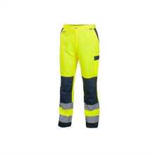 Tööpüksid Sara Workwear Drogowiec 11520-27, sinine/kollane/hall, XL suurus