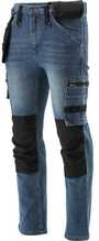 Tööpüksid Yato YT-79055, venivad teksad, tumesinine, 2XL
