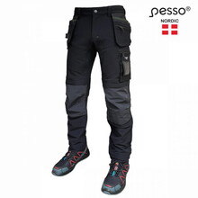 Tööpüksid Pesso Taurus Flex Pro 165B, stretch, must