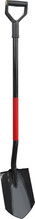 Labidas V-kujuline 195 x 290 mm must, kumera metallist varrega