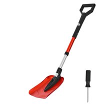 Lumelabidas Vevor kokkupandav 22 cm reguleeritav 91-102 cm alumiinium