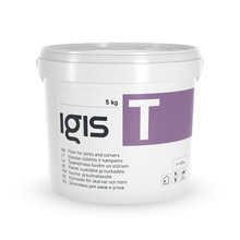 Pahtel Igis T, vuukide, pragude ja nurkade jaoks, 5 kg, valge/hall
