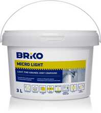 Pahtel Briko Micro Light, kerge peeneteraline, 3 L, valge
