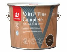 Puidu immutusvahend Tikkurila Valtti Plus Complete, tumepruun, 2,5 L