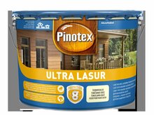 Puidu immutusvahend Pinotex Ultra Lasur, 10 L, läbipaistev, läikiv