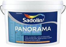 Aknavärv ja uksevärv Sadolin Panorama, poolläikiv, 2,5 L, valge