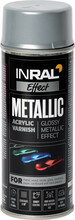 Akrüüllakk aerosool Inral Metallic, hõbedane, 400 ml