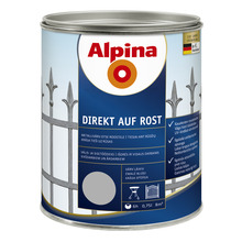 Metallivärv Alpina Direkt Auf Rost, 750 ml, hõbedane