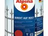 Antikorrosioonivärv Alpina Direkt auf Rost, 0,75 L, punane, läikiv