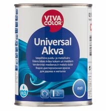 Vesialuseline metallivärv Vivacolor Universal Akva, matt, 0,9 L