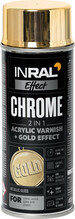 Akrüüllakk aerosool Inral Chrome, kuldne, 400 ml