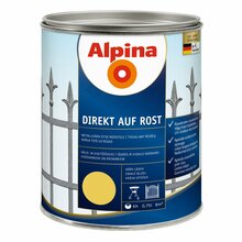 Antikorrosioonivärv Alpina Direkt Auf Rost, 750 ml, kollane