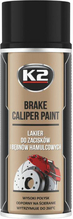 Pidurisadula värv aerosool K2 Brake Caliper Spray L346CA, must, 400 ml