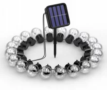 Päikeseenergia LED aiakett, 30 tk