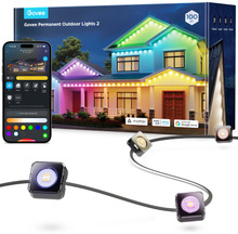 Välistingimustesse mõeldud LED valguskett Govee Permanent Outdoor Lights 30 m, RGBIC, IP67