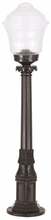 Vabalt seisev välisvalgusti Opviq BSU-68201-BSY-M1-B, 60W, E27, IP65, must, 22 x 85 cm