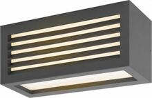 Õue seinavalgusti SLV Box L, 19 W, LED, IP44, 3000 K, 25 x 11 cm, antratsiit