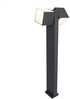 Vabalt seisev välisvalgusti Lutec Cuba, 7193801118, 2x11.5W, LED, IP54, antratsiit, 11 cm x 75 cm