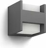 Välisseinalamp Philips Arbour, 3.8W, 2700 K, IP44, antratsiit