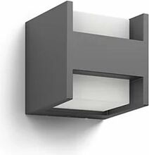 Välisseinalamp Philips Arbour, 3.8W, 2700 K, IP44, antratsiit