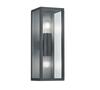 Õue seinavalgusti Trio Garonne, 10W, E27, IP44, must, 14 x 38 cm