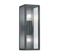 Õue seinavalgusti Trio Garonne, 10W, E27, IP44, must, 14 x 38 cm