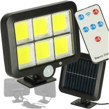 Päikeselamp liikumisanduriga Ikonka, 120 LED