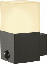 Õue seinavalgusti SLV Grafit, 11 W, E27, IP44, 8.5 x 17 cm, antratsiit