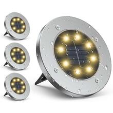 Päikeselamp Saska Garden, 8 LED SMD, maasisene, komplekt 4 tk