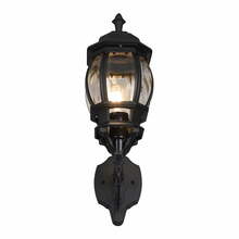 Õue seinavalgusti Trio Elvo, 60W, E27, IP23, 18 x 49.5 cm, must