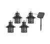 Päikeselamp Rabalux Ximpu 77003, 8xLED, 0,1W, 1,2V, IP44, must, 29x31,5x11,5 cm