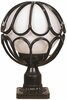 Välisseinalamp Opviq BSU-68081-BSY-M5-KOP, 60W, E27, IP65, must, 23 x 38 cm