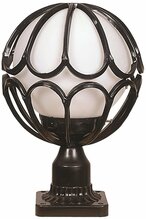 Välisseinalamp Opviq BSU-68081-BSY-M5-KOP, 60W, E27, IP65, must, 23 x 38 cm