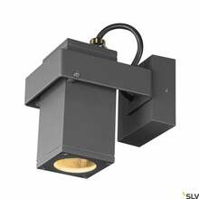Õue seinalamp Slv Theo Bracket CW, 1004653, GU10, 7W, IP65, antratsiit