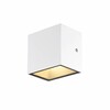 Õue seinavalgusti SLV Sitra S, 6.2 W, 3000/4000 K, IP44, 11.8 x 11 cm, valge