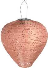 Välitingimustesse mõeldud LED-latern House Nordic Greatham, roosa, 30 cm, laetav