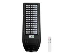 LED päikesepaneeliga tänavavalgusti Milagro Via, 200W, 6000K, IP65, must