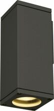 Õue seinavalgusti SLV Theo, 35 W, GU10, IP44, 7 x 18 cm, antratsiit