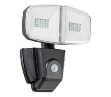 LED päikesepatareiga prožektor Rabalux Zlarin 77012, LED, 12W, 3,7V, IP44, must, 21x14,5x24 cm