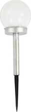 Aialamp Saska Garden Lampa Solarna Kula, 10x35 cm, piimjas