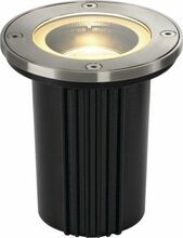 Süvistatav välisvalgusti SLV Dasar Exact, 35 W, GU10, IP67, 11.6 x 16.5 cm, roostevaba teras