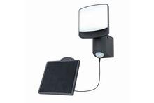 Päikesepaneeliga prožektor Lutec Sunshine, 7 W, 500 lm, 5000 K, IP54, hall
