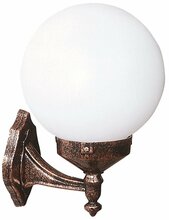 Õue seinavalgusti Opviq BAP-68160-BKR-OP, 60W, E27, IP65, pruun, 30 x 35 cm