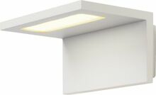 Õue seinalamp SLV Angolux, 6.8 W, 3000 K, IP44, 17 x 8.6 cm, valge