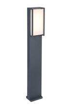 Vabaltseisev välisvalgusti Lutec Qubo, 7193001118, 18W, LED, IP54, 11 cm x 75 cm, antratsiit