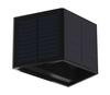 Päikesepaneeliga seinavalgusti Milagro WINGS, 2 W, 3000 K, IP54, must