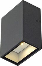 Õue seinavalgusti SLV Quad 1, 4.6 W, 3000 K, IP44, 6.4 x 8.7 cm, antratsiit