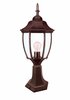Välisvalgusti Domoletti EL-560P2, 100 W, E27, IP44, 21 x 60 cm, must/punane